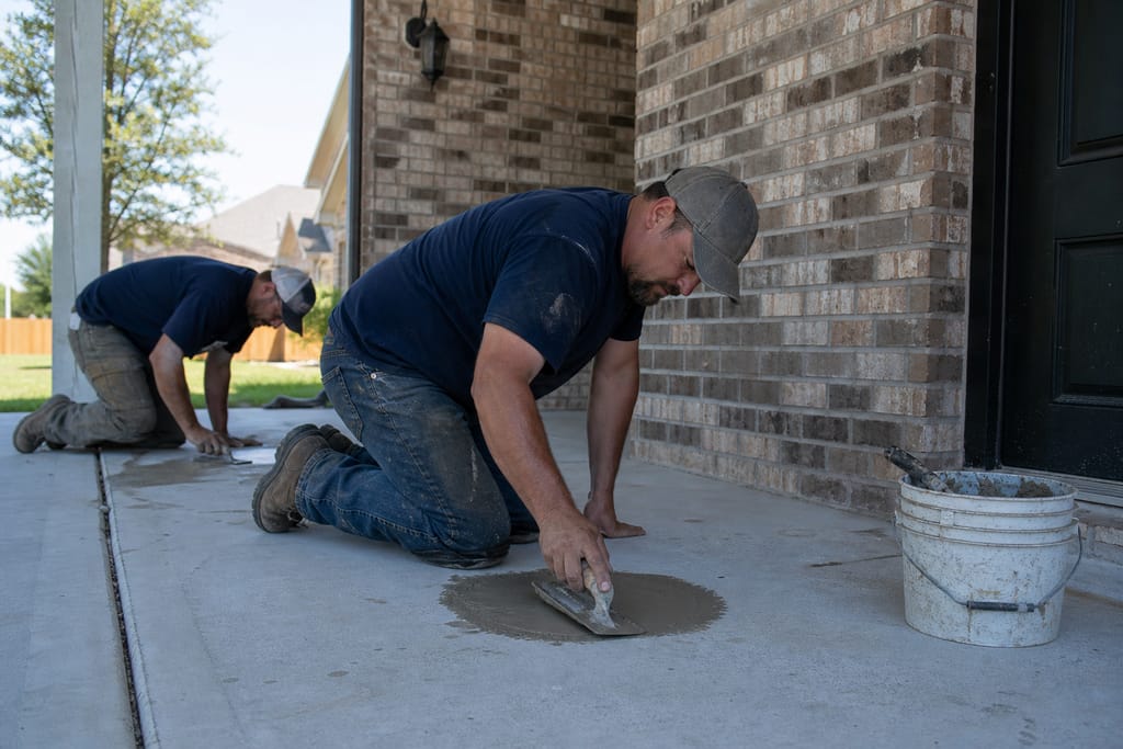 Patch access holes photo